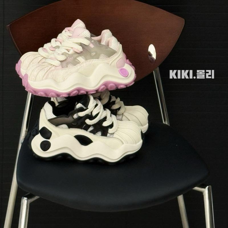 Retro Niche Color Matching Thick-soled Shell Head Casual Board Shoes Women's New Muffin Sole Sneakers Tide