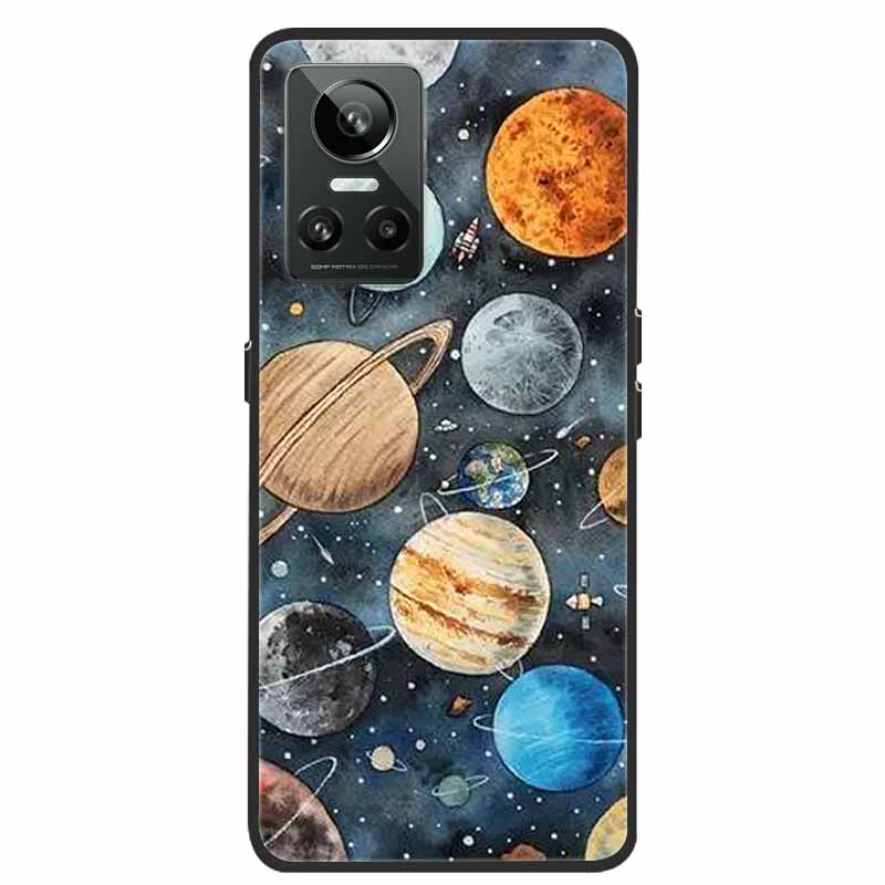 Mobilskal För Realme GT Neo3 Fodral Svart Silikon Mjuk Baksida För Realme GT Neo 3 Mobilskal Fodral RealmeGT G T Neo 3 Coque