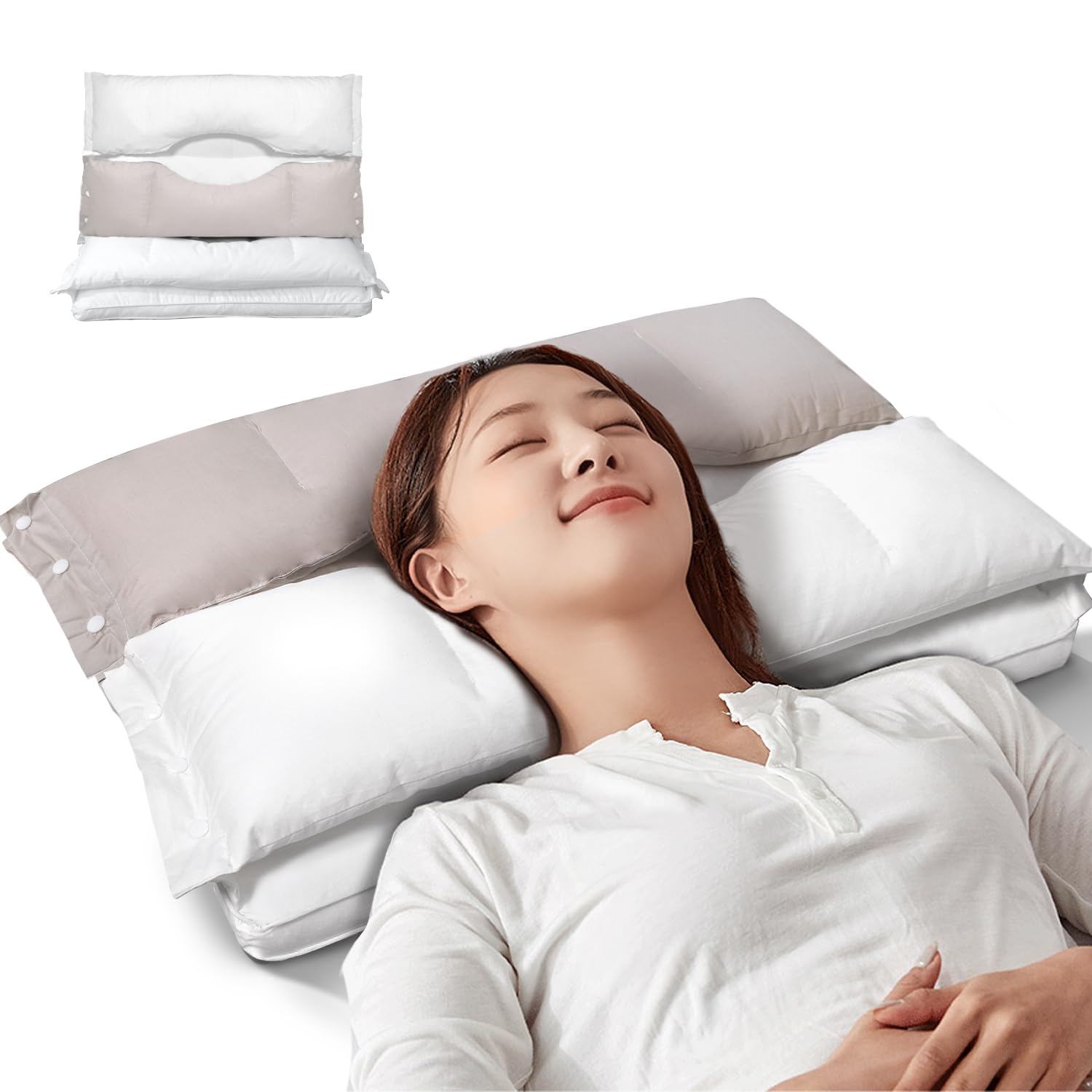 

Pillow that relieves neck pain, popular pillow, good sleep pillow [product]