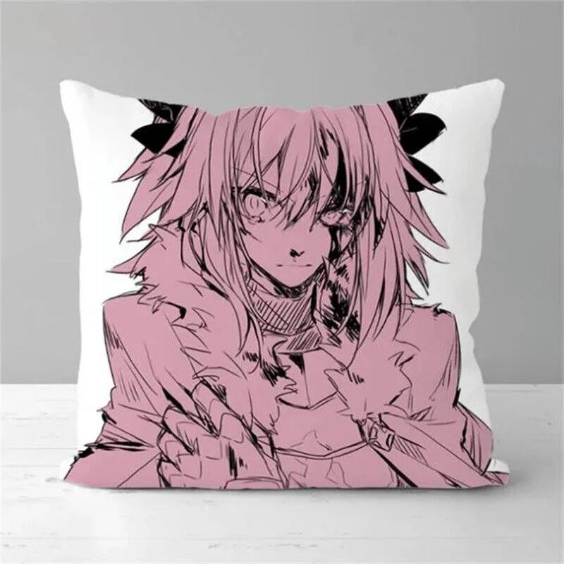 Anime Astolfo Fate/Apocrypha Pillow Case Cushion Cover Throw Home Dcor