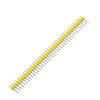 40Pin 1x40P 2.54MM Male Breakable Pin Header Strip Module Blue Red White Green Yellow Black