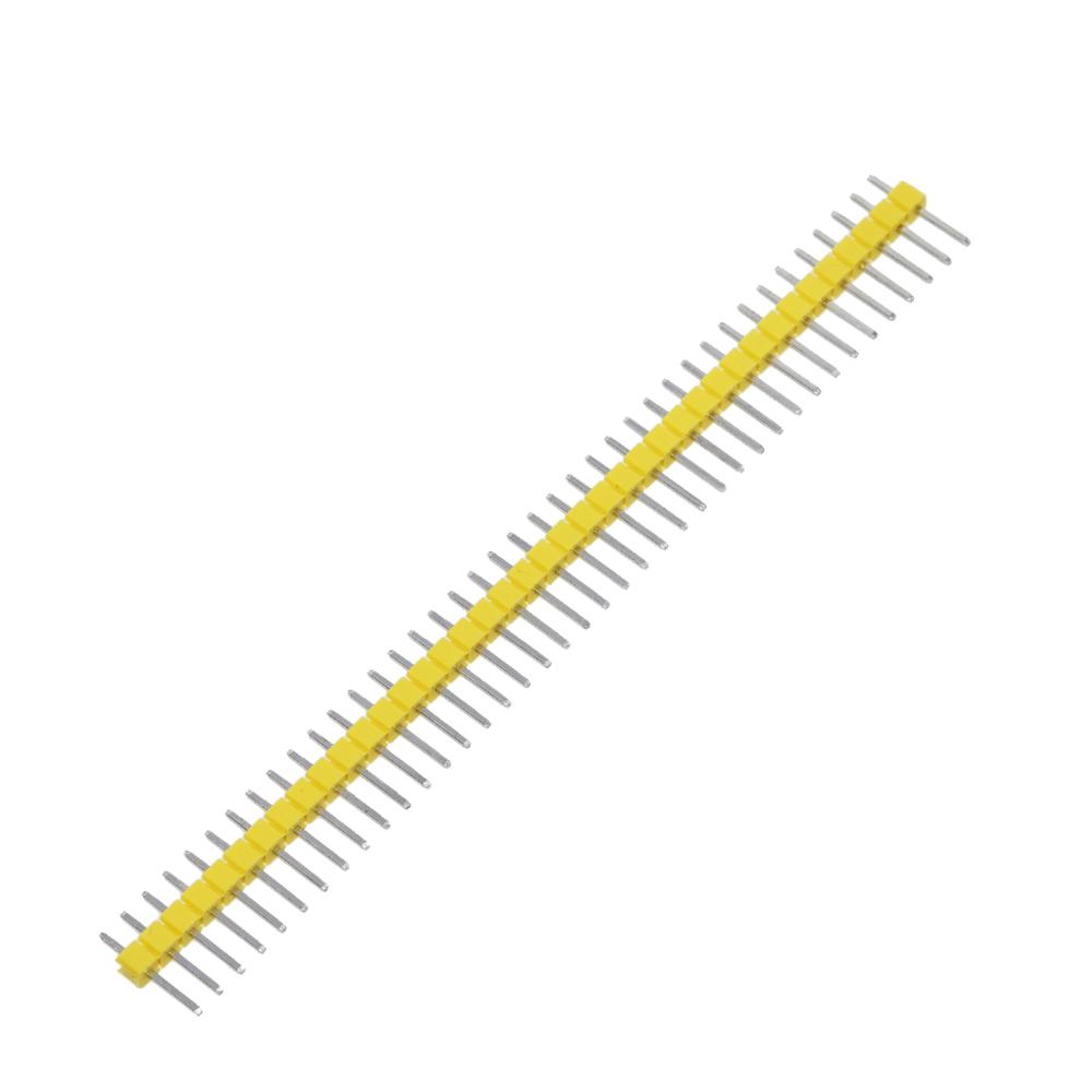 40Pin 1x40P 2.54MM Male Breakable Pin Header Strip Module Blue Red White Green Yellow Black