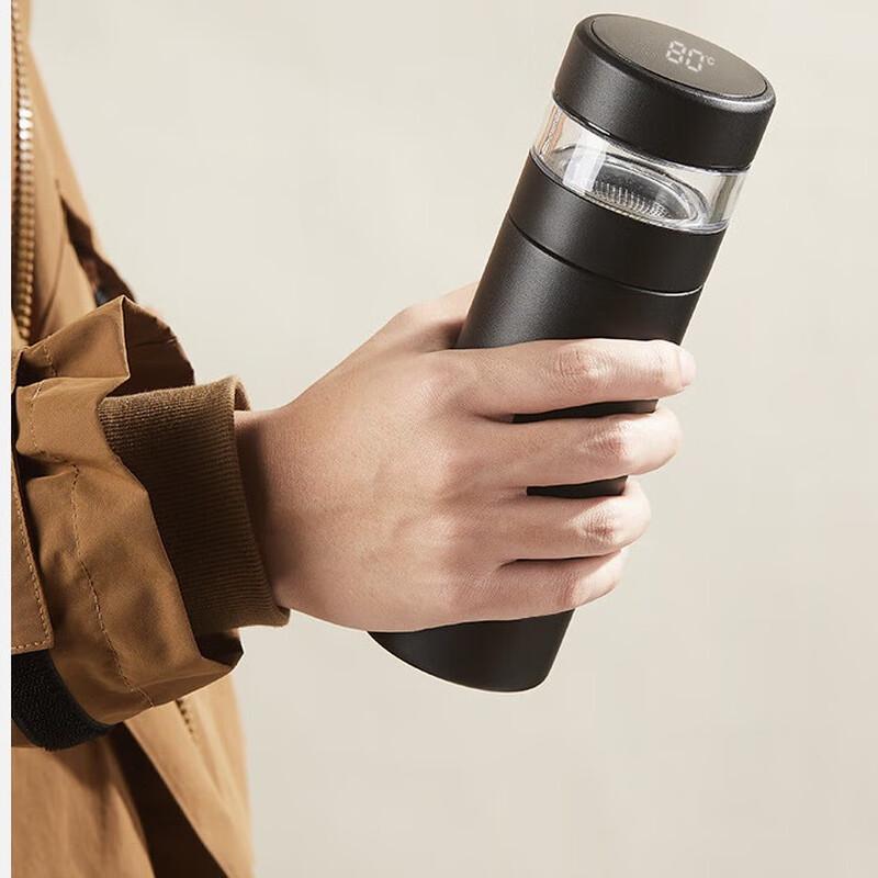 MRSIKEY Smart Temperature Display Insulated Tea Mug