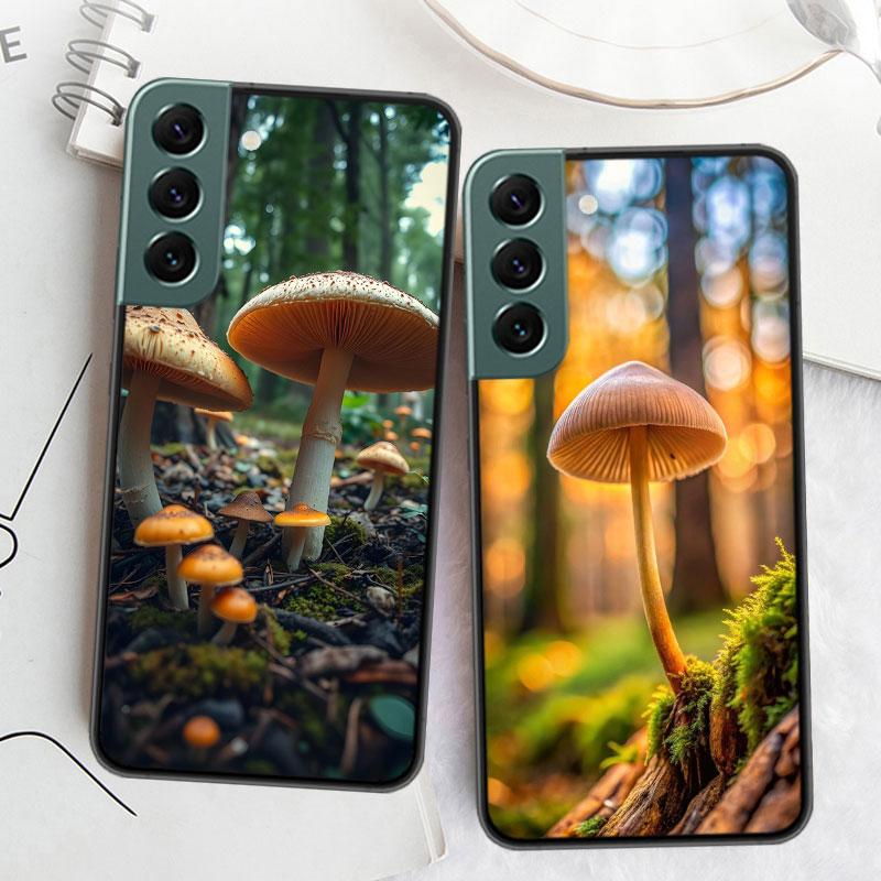 Fungal Aesthetics Phone Case For Samsung Galaxy S22 S25 Ultra S21 S10 Plus S26 Edge S20 S23 S24 FE Cover Silicone Soft TPU C