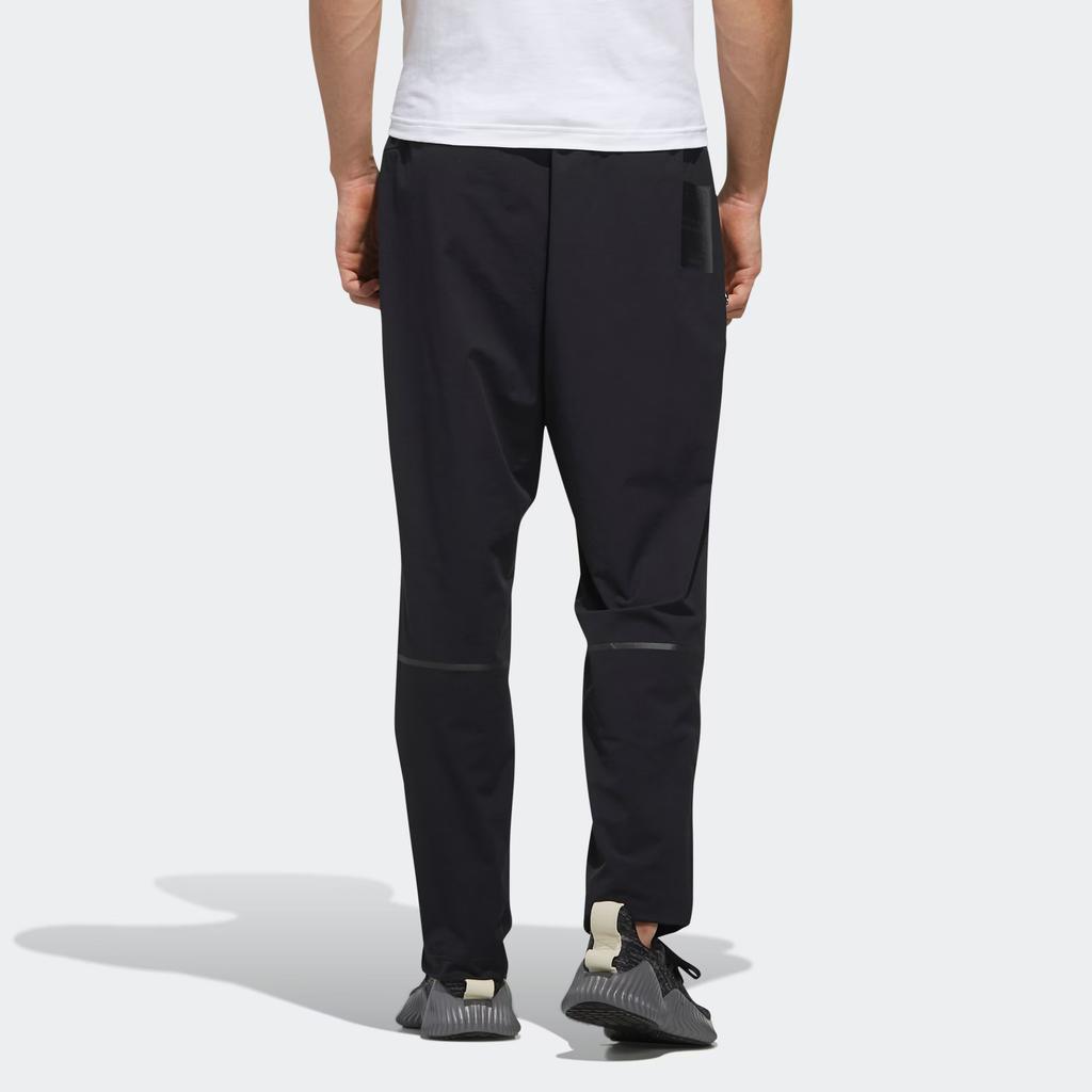 Adidas Loose Simple Casual Elastic Knit Sports Pants Men Bottoms Black EH3741