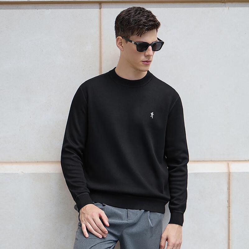 Men's Xinjiang Long-Staple Cotton Round Neck Sweatshirt