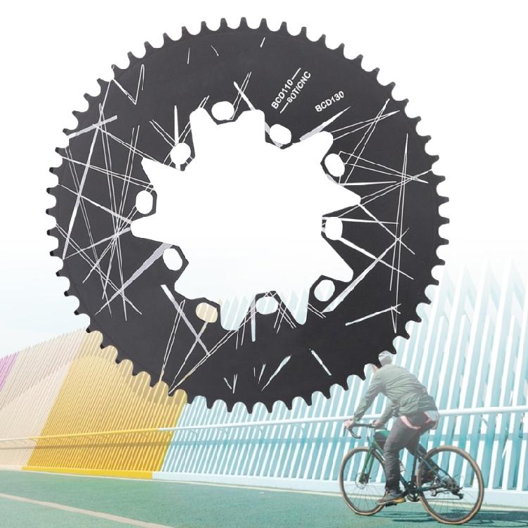 Aluminum Alloy Folding Bikes Ovals Disc Chainring Bicycles Disc Chianset Ovals Chainring Bikes Narrow Wide Chainring