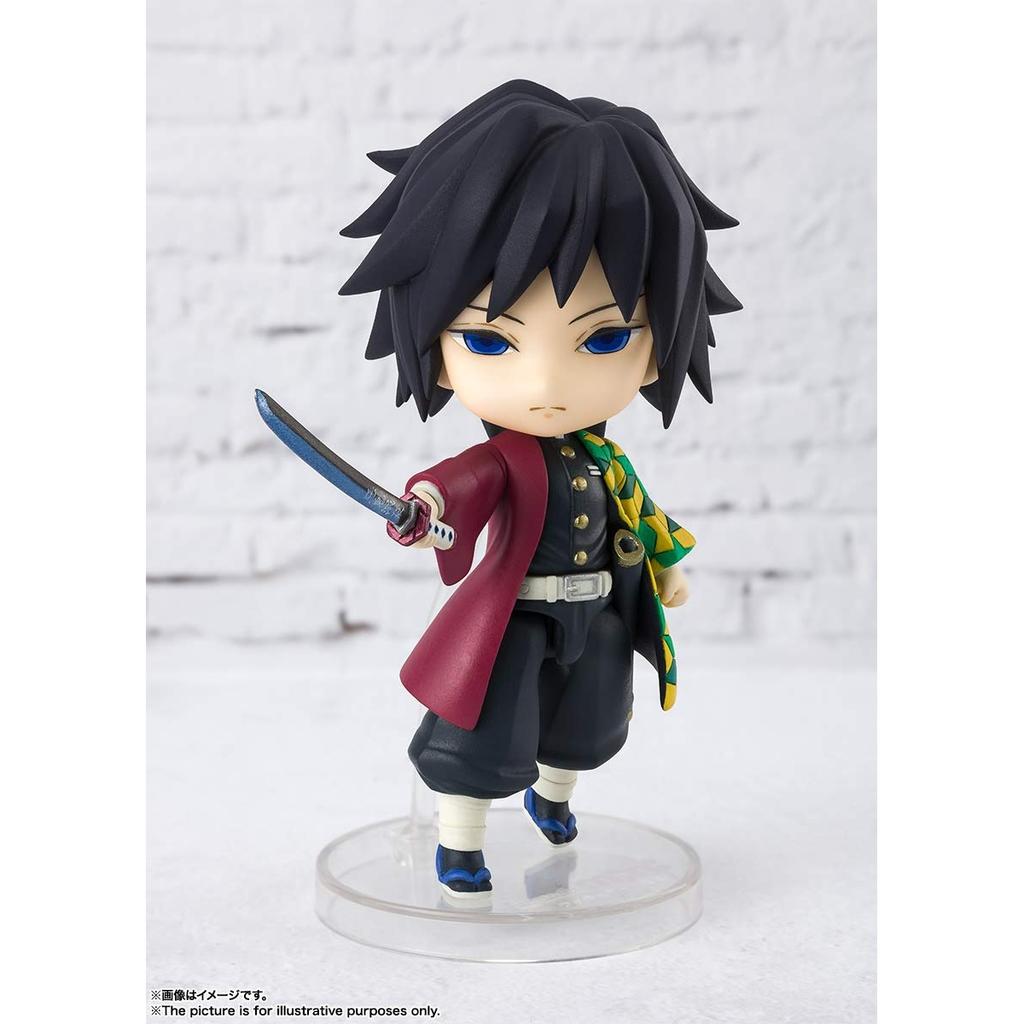 TAMASHII NATIONS Figuarts mini Demon Slayer Giyu Tomioka 90mm PVC ABS malovaná akční figurka