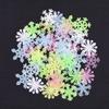 50pcs 3D Wall Sticker Snowflake Luminous Fluorescent Glow with Free Glue In The Dark Wall Decal for  Kids Room Bedroom
