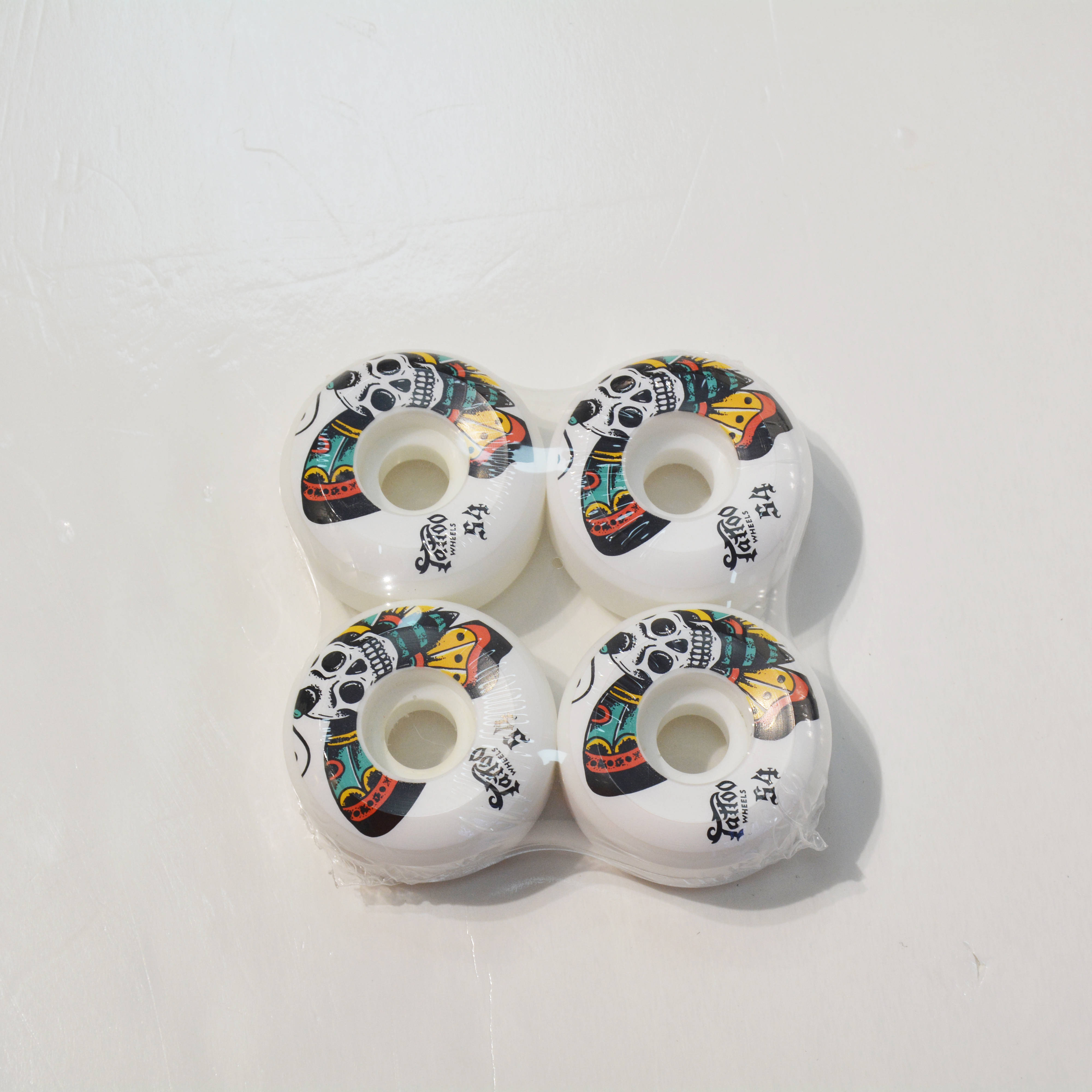 High-quality professional skateboard wheels 54mm 100A HR TATTOO wheels Double Rocker extreme action brush street