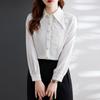 Women's Elegant Chiffon Long Sleeve Blouse