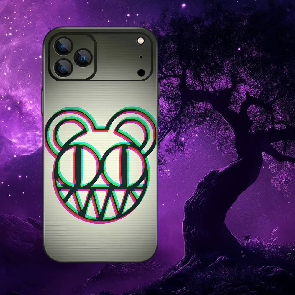 

Bnad R-Radiohead Phone Case For iPhone 17,16,15,14,13,12,11,Pro,Max,Plus,E,SE4,Air,Mini Black Soft Funda iPhone12PRO