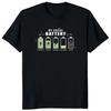 A Humorous and Casual Womens Tshirt Printed with The Words My Social Battery Design Offering Comfortable WearPersonality