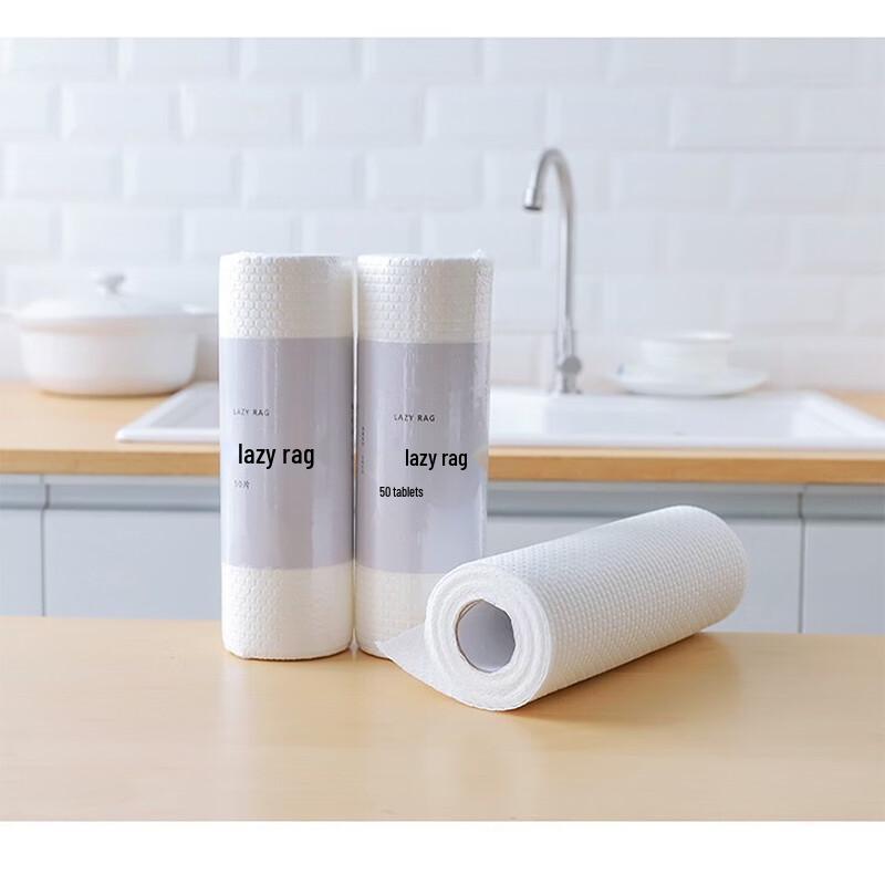 ZISIZ Disposable Thickened Pure White Cleaning Rags