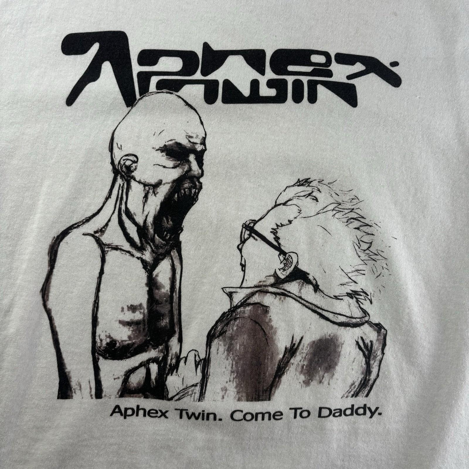 Rare! aphex twin Come To Daddy WHite Shirt Unisex S to 5XL DO500 S