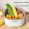 Machine Purificatrice de Fruits et Légumes IPX7 Étanche Technologie de Purification Ionique Anti-fuite Lave-aliments