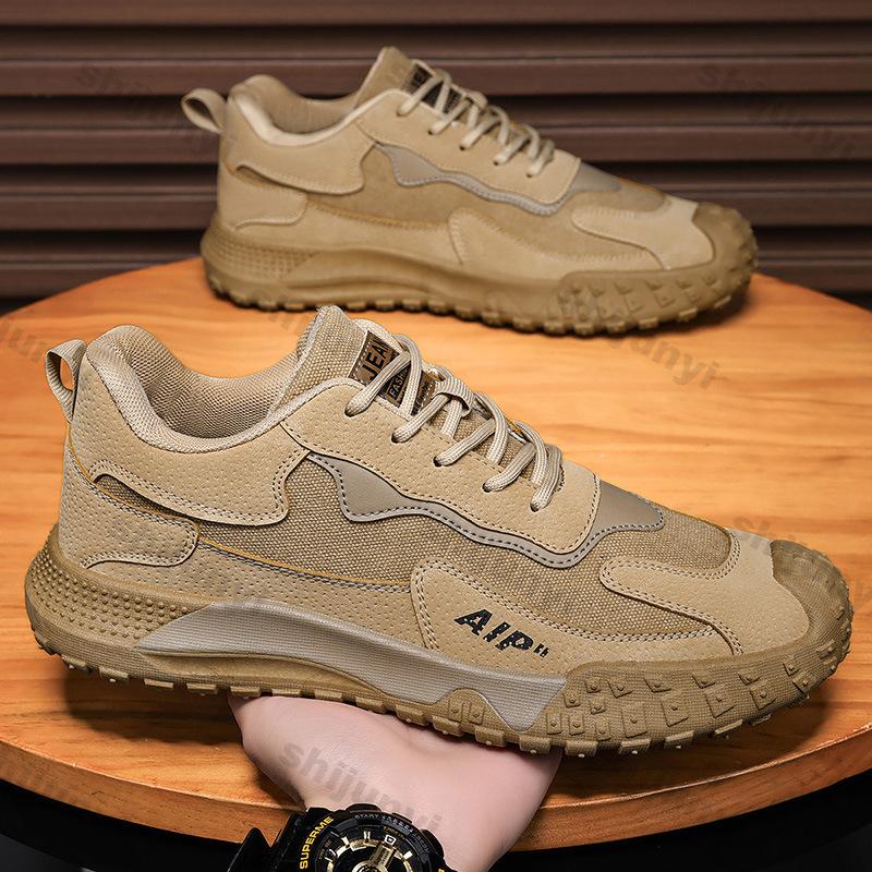 Fashion Men Platform Sneakers 2025 Spring New Fashion Breathable Vulcanized Shoes Men Sports Leisure Running Shoes Sapatos Masculinos