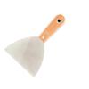 Stainless Steel Cleaning Scraper Wood Handle Cleaning Trowel Easy Use Paint Tools  Industrial