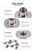 T-Type Welded Cut-Edge Nut: Antioxidant, Acid & Alkali Resistant, High Toughness, Natural Color Flange Nut for Auto Parts