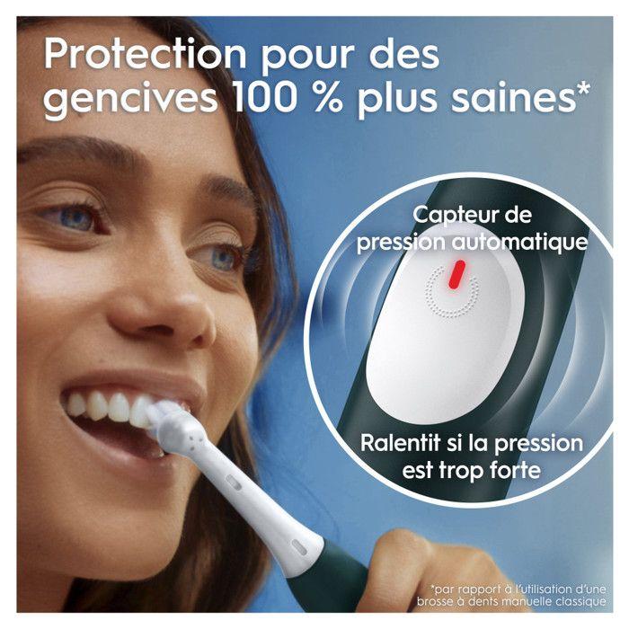 Brosse À Dents Électrique - ORAL-B - iO2 - Vert Forêt - 3 Modes De Brossage - Minuteur 2 Minutes