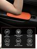 Car Elbow & Leg Support Pad, Soft Nappa Leather Cushion, Universal Fit