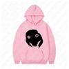 Fashion Kawaii Aesthetics Graphic Print Y2K Hooded Sweatshirt Hip Hop Punk Loose Long sleeve Top Rock Goth Vintage Chic Pullover
