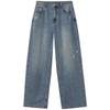 Hotwind Women's Star Print Wide-Leg Jeans