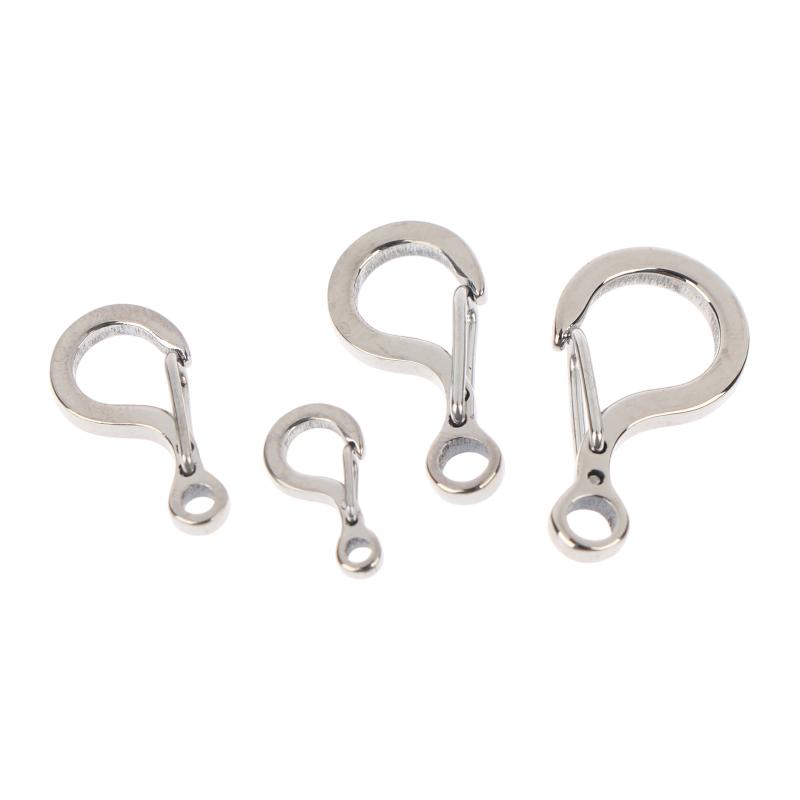 1/2Pcs Small Size Key Chain Buckle Spring Buckle Outdoor Edc Tool Keyring Accessories Titanium Alloy