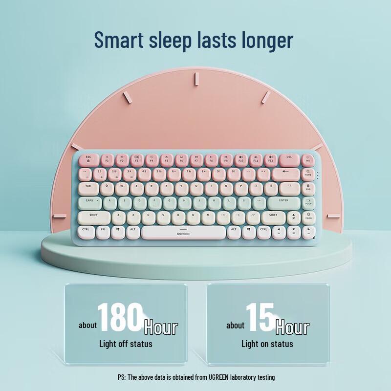 Ugreen 84-Key Wireless Mechanical Keyboard and Mouse Set