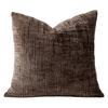 Textured Pillow Cover 18" x 18" Solid Color Throw Pillow Cover Decorative Pillow Case with Hidden Zipper for Couch Sofa Car Travel