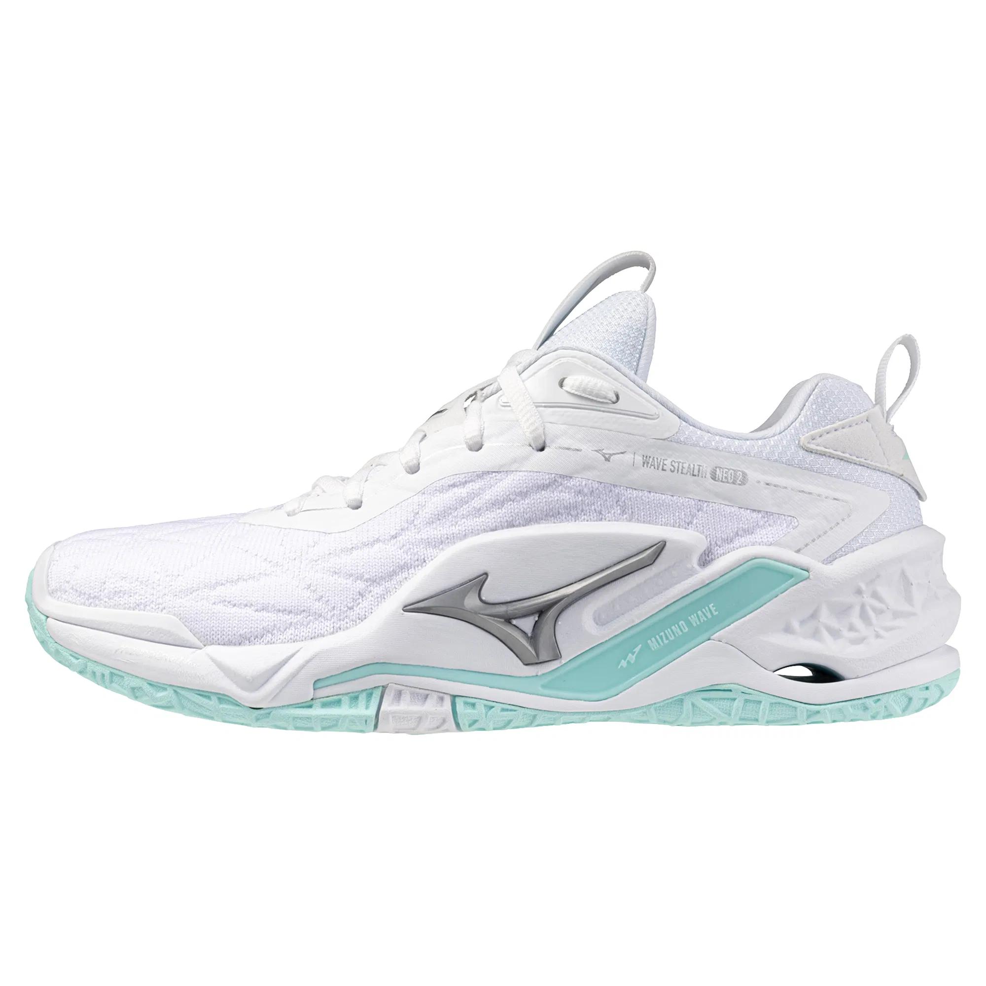 Mizuno Damen Weiß Hallenschuhe Wave Stealth Neo 2 - Bild 2