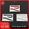 Pro VW VOLKSWAGEN 2026 Nové 3D Kovové Chromové Černé VW R Logo Znak Zadní Kufr Znak Nálepka pro Volkswagen Golf 8 MK8 GTI Polo Do
