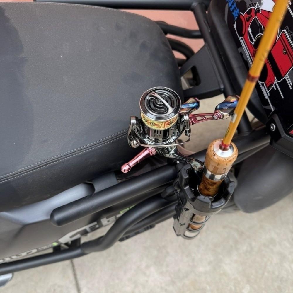 1Pcs Fishing Rod Holder Mount Support Rack Travel Storage Bracket Compact Lure Pole Mount For Bike