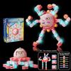 Transforming Robot Mechanical Gyroscope Toy, Transforming Robot Light-up Gyroscope Stress Relief Toy, Children's Gift