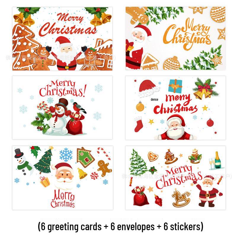 Creative Christmas Greeting Cards: Festive Handwritten Message Cards for Christmas Eve