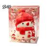 Snowman Squeezing Toy Christmas Stress Relief Toy, Soft Xmas Tree Squeeze Holiday Cat Paw Sensory Fidget Party Favors Portable
