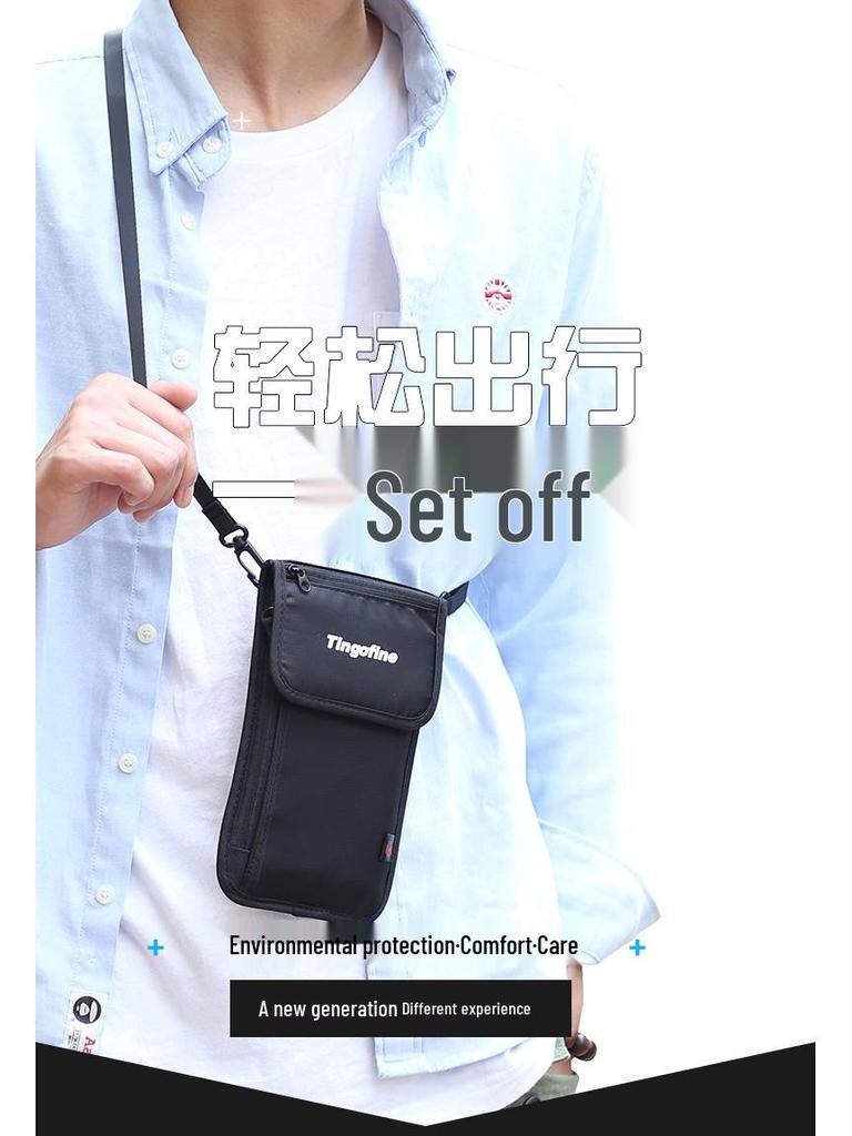 Tianxiu RFID Neck Passport Holder & Anti-theft Travel Pouch