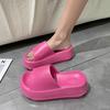Fashion Hot Sale Fashion Pink Women's Slippers Comfort Soft EVA Slippers Women 7CM Platform Slides For Women Luxury Ladies Summer Shoes
