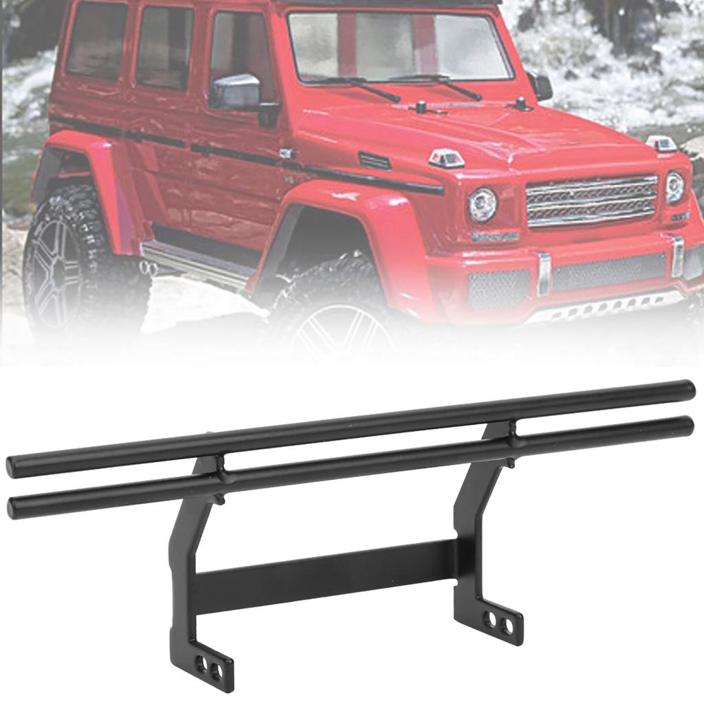 Metal RC Rear Bumper Replacement Accessories Parts Fit for Traxxas TRX 4 G500 TRX 6 G63Black