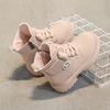 Children's Winter Fashion with Plush Warm Martin Boots Casual Fashion Boots Mid Length Boots