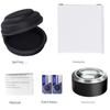 5X Handheld Cylindrical Mini Pocket Jewelers Magnifier Glass Lens Paperweight with Led Lamp Jewelry Magnify Loupe Jewelry Tool