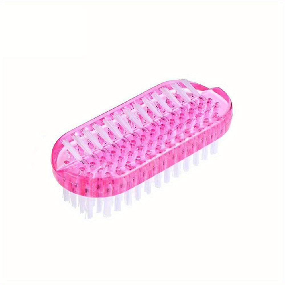 1pc Double Sided Nail Brush Cleaning Brush, Manicure And Pedicure Tool For Fingernails Toenails
