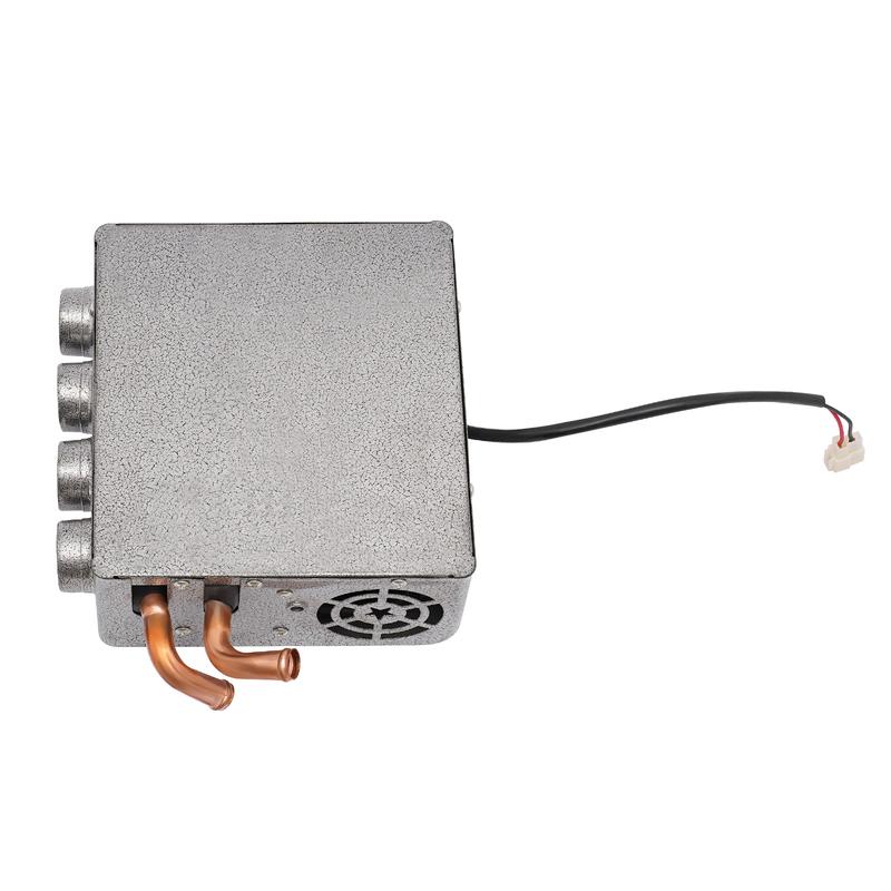 12V 4 Port Universal Heater Under Dash Heater Air Heater Copper Iron Durable Blower Motor Defrost Defog Warm Feet Cabin Heater Easy Installation Self