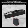 1Pc Knife Sharpener With Curved Handle 4 In 1 Professional Knife Accessories For Chefs Kitchen Blade & Scissors Sharpening Tool
