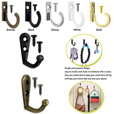 Wandhaken Vintage Türrückseite Wandhaken Bademantel Mantel Hut Aufhänger Halter Schlüssel Tasche Aufbewahrungshaken Küche Badezimmer Organizer