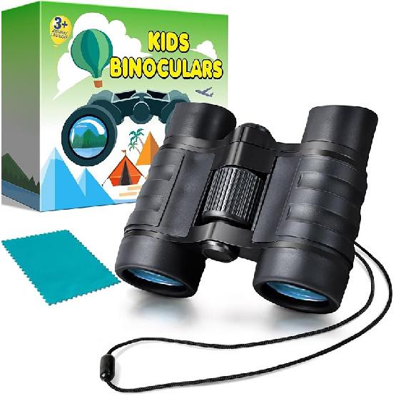 Kids Binoculars for Ages 3-12, Outdoor Exploration Toys - Perfect for Bird Watching, Camping, and Outdoor Activities