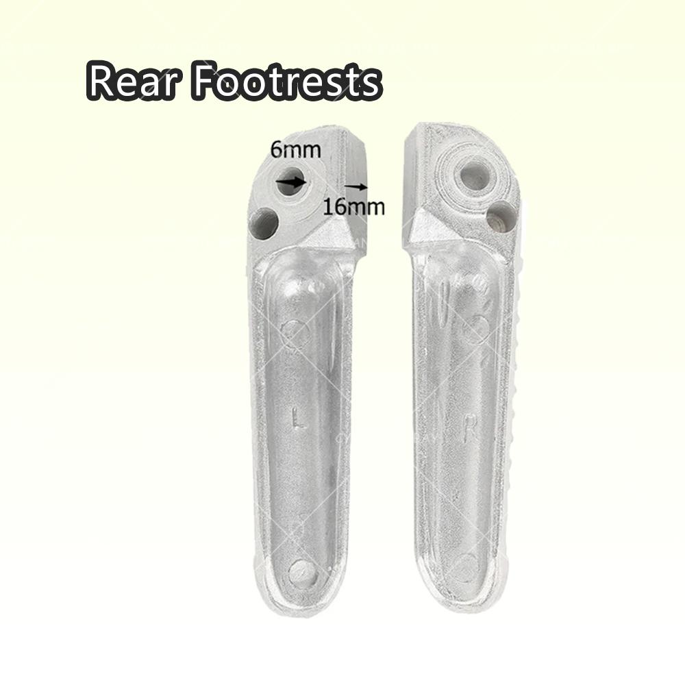 1 par motorcykelfotpinnar för Yamaha YZF R1 1998-2024 R6 2003-2020 YZF R6S R1M Fotpinnar Bakre Främre