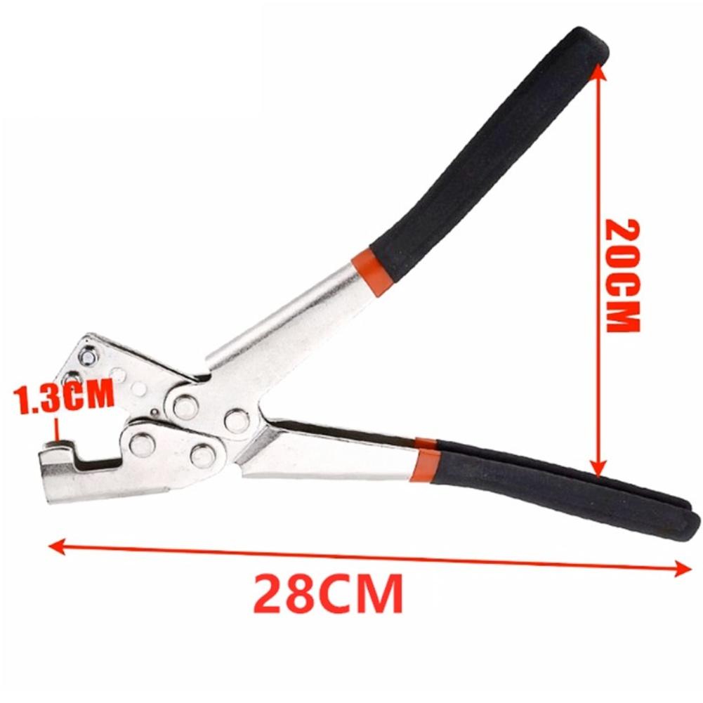 Metal Stud Crimping Pliers with Single Hole Punch for Light Steel Keel Fixing Suitable for Ceiling and Plant Construction Tasks