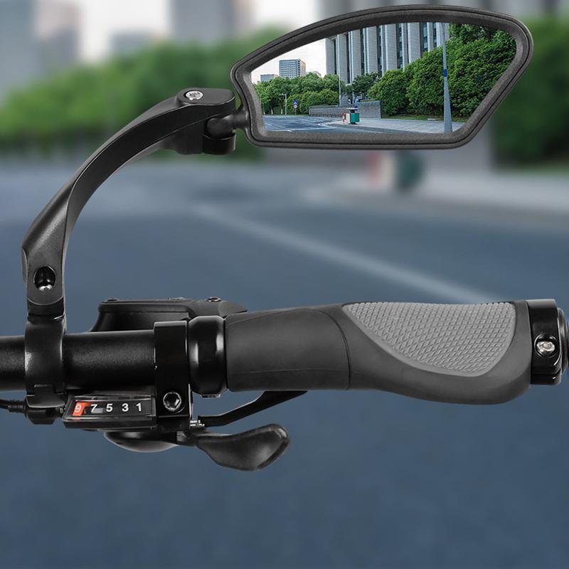 Hd Lens Bicycle Rearview Mirror 360° Rotatable Mountain Bike Rearview Mirror Widened Wide Field Of View Road Bike