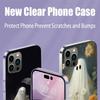Süße Halloween-Geist Handyhülle Für Iphone 17 Air 15 Pro 14 Plus 16 Pro Max 12 13 Mini 11 16E X XS Hülle Süße Fundas
